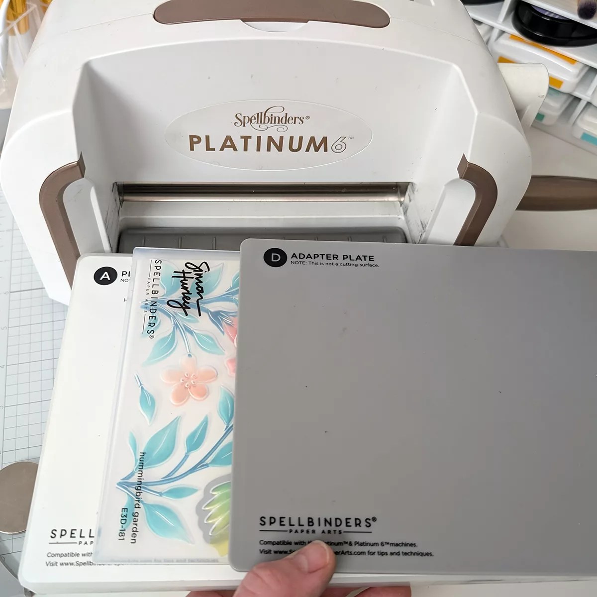 Ink Blending & 3D Embossing Tutorial featuring Hummingbird Garden by Simon Hurley, E3D-181, STNB-019, S1-187