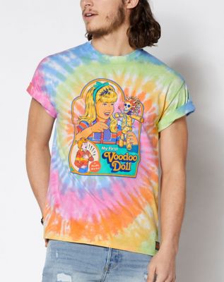 Recycling and 3d printed project. My First Voodoo Doll Tie Dye T Shirt - Steven Rhodes - Spencer's