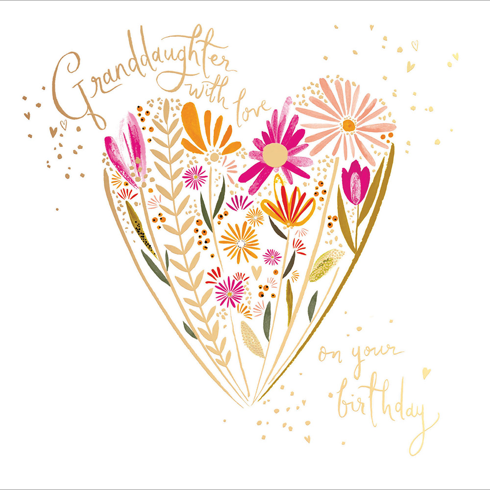 Woodmansterne 'Granddaughter' Greetings Card | Spencer Thorn