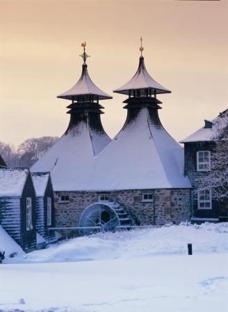 Cardu distillery, so close you can often smell the sweet aroma wafting up the Glen.