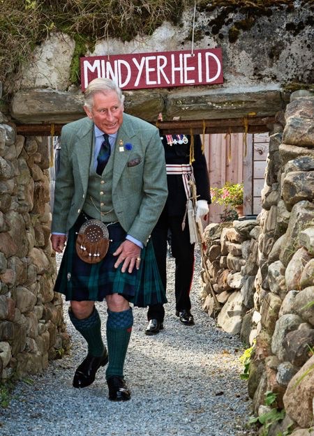 Prince Charles opening the Knocaknd Woollen Mill. Only 2km away