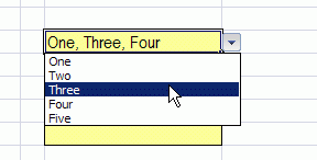 Select Multiple Items from List In Excel DataValMulti03