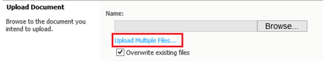 SharePoint Upload Multiple Documents disabled in Document Library SharePoint Upload Multiple Documents disabled in Document Library