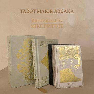 Sphinx Code Tarot Deck by Artist Mike Pinette