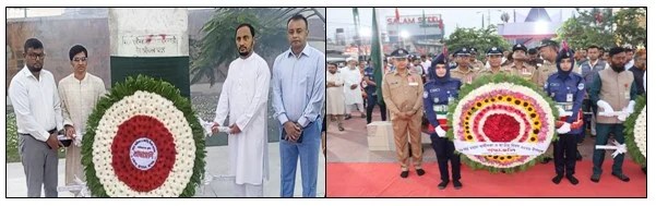 যশোরে মহান স্বাধীনতা ও জাতীয় দিবসে বীর শহিদদের প্রতি শ্রদ্ধাঞ্জলি : নানা কর্মসূচি পালন