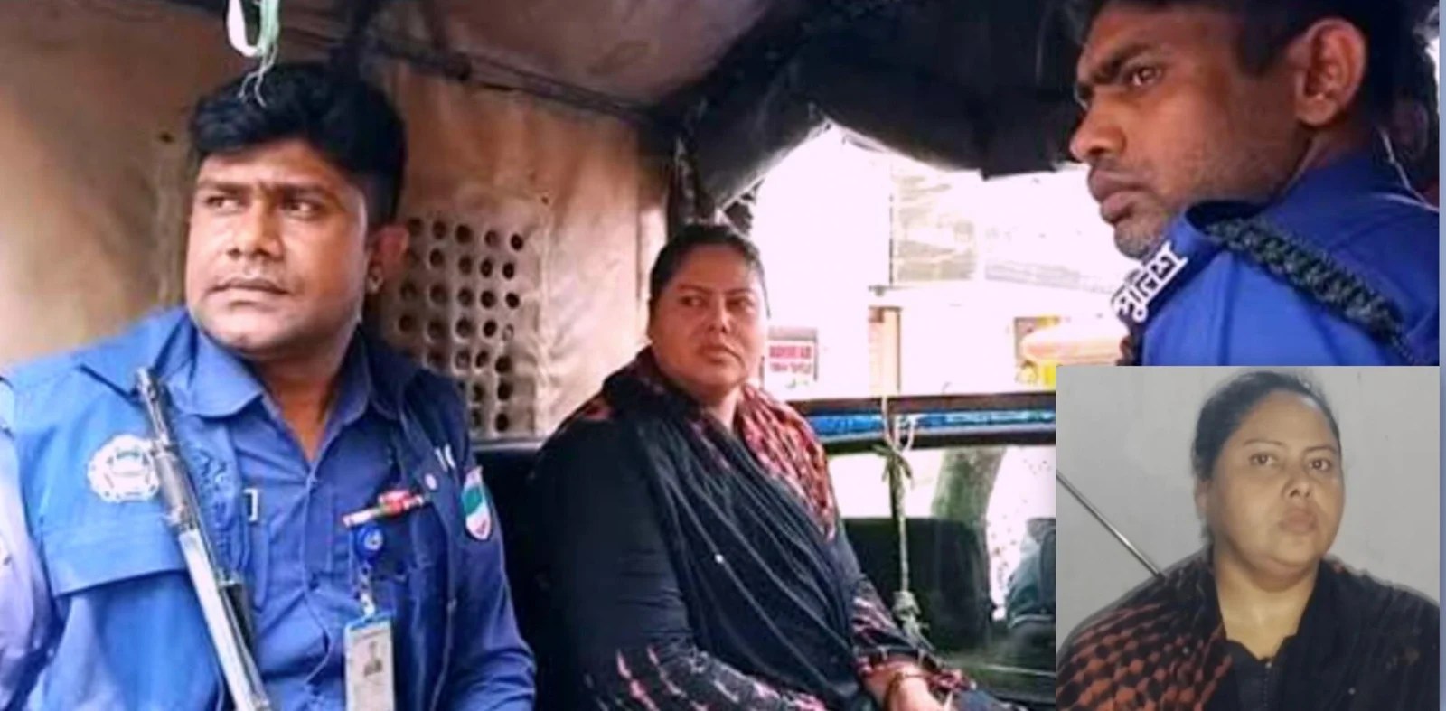 গণধোলাইয়ের পর নারী প্রতারককে পুলিশে সোপর্দ