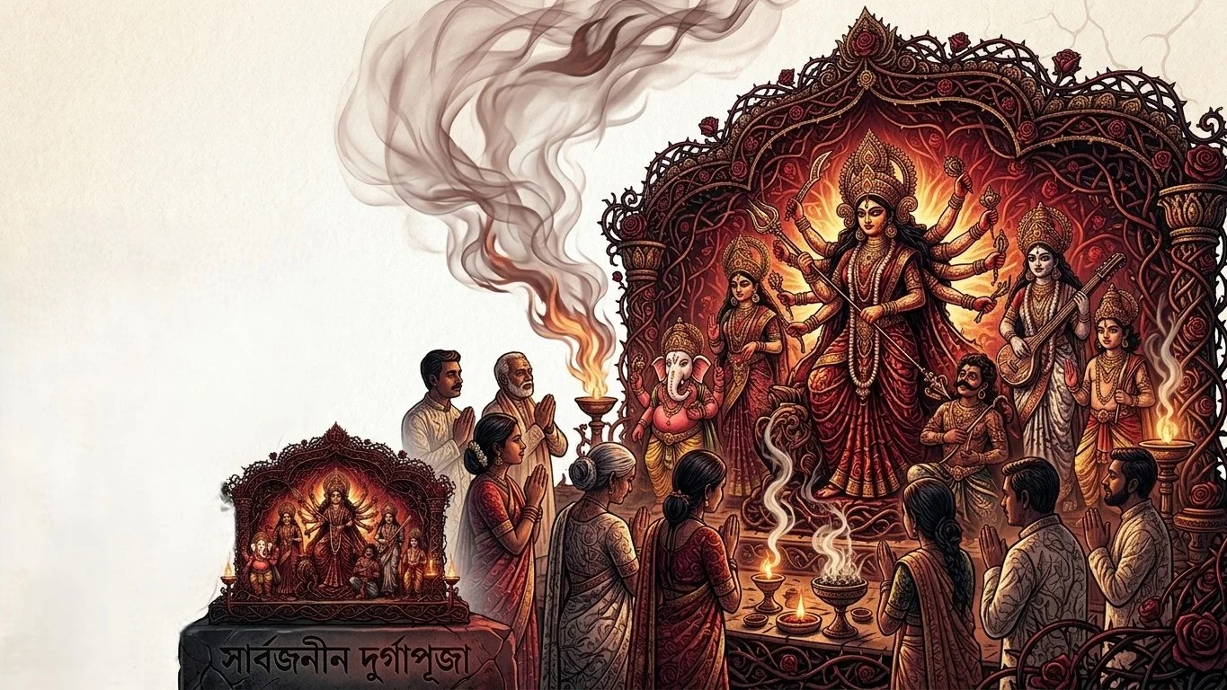 মণিরামপুরে দুর্গামন্দিরের কমিটি নিয়ে দু’পক্ষের কোন্দল : ৫ সেপ্টেম্বরের  সভা ঘিরে সংঘর্ষের আশঙ্কা