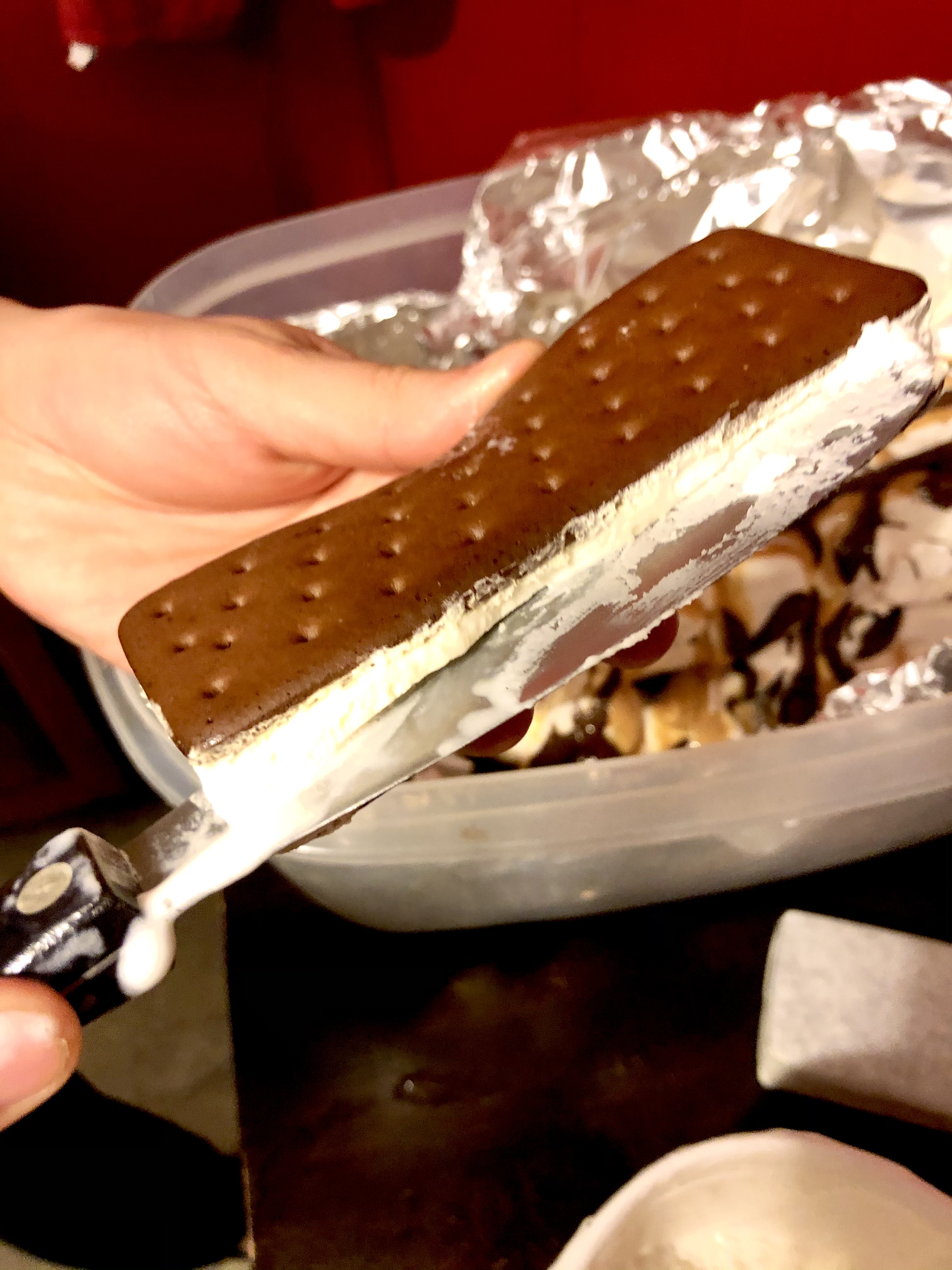 reese's ice cream sandwich cake