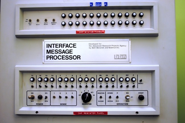 Interface Message Processor Front Panel