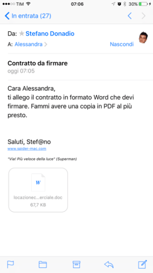 Trasformare PDF iOS
