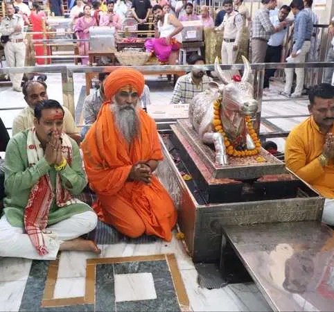 बाबा महाकाल की भस्म आरती। बाबा महाकाल की भस्म आरती।