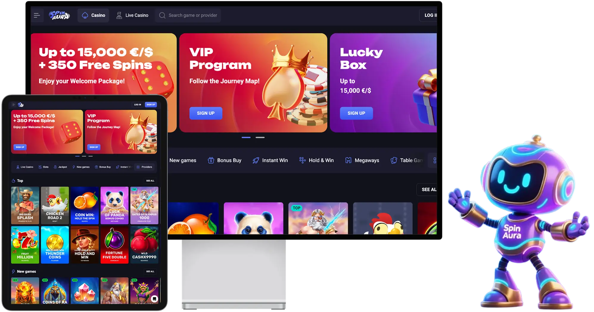 Spin Aura Licensed Casino with Games for Real Money and Promotions