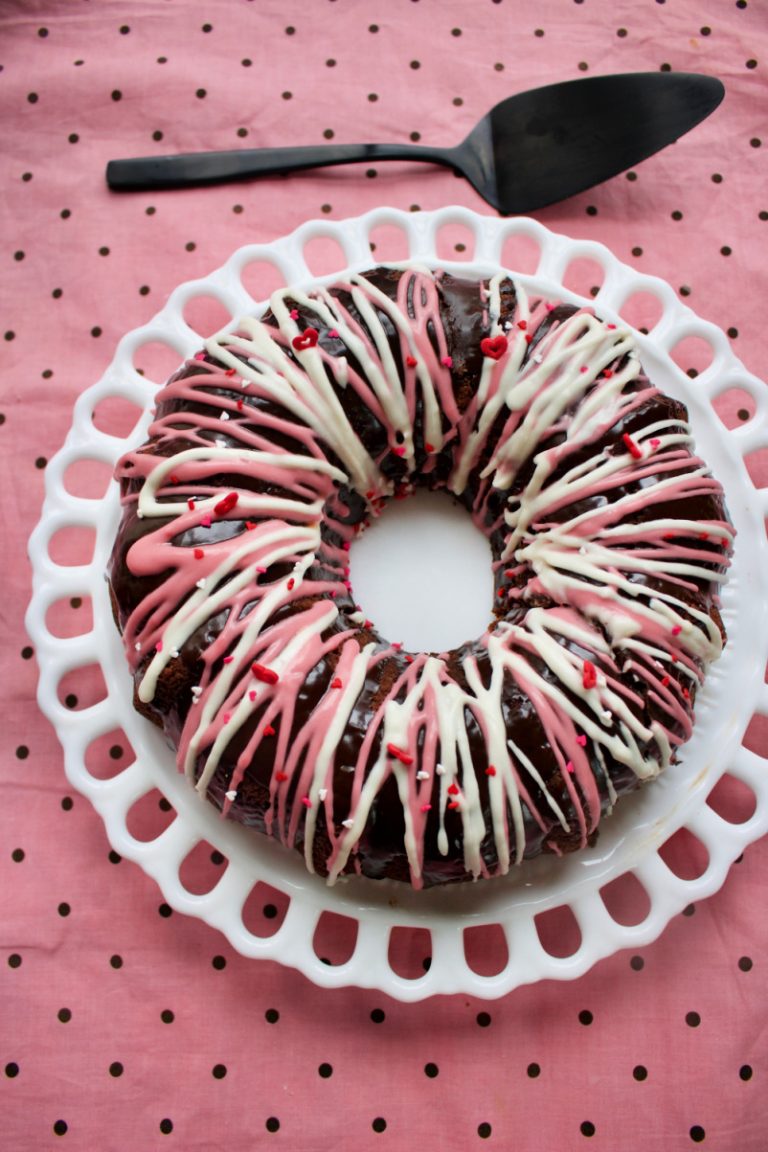 Keto Chocolate Raspberry Bundt Cake, Raspberry Ganache Spinach Tiger