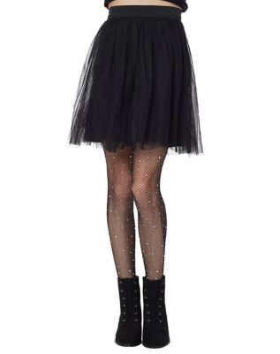 Rhinestone Fishnet Tights Black Truecolours - Premium Gradient Background Gallery - High Resolution