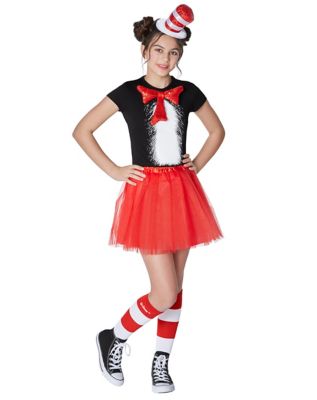 Kids cat in the hat costume kit