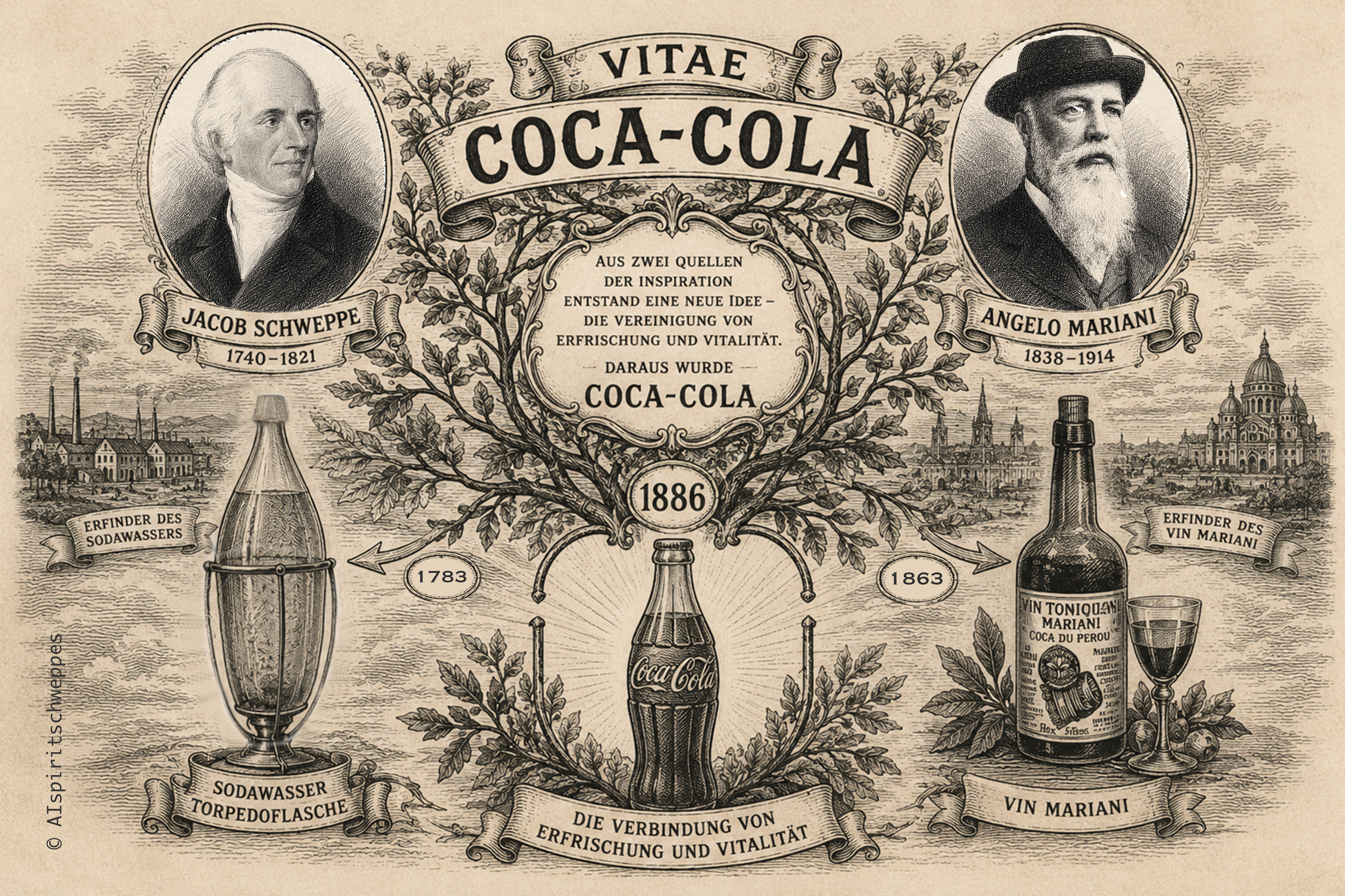 How “spiritschweppes” made Coca-Cola great in America
