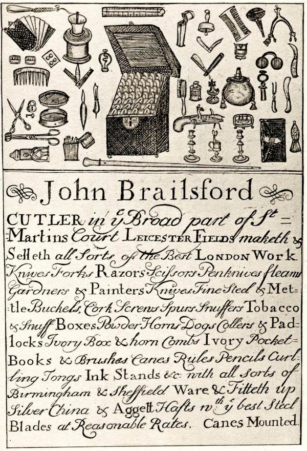 The Trade Cards Of Old London | Spitalfields Life