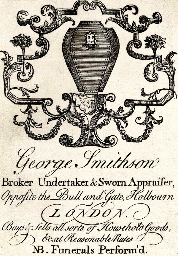 The Trade Cards Of Old London | Spitalfields Life