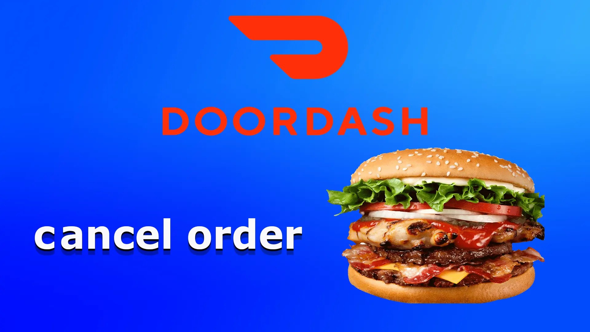 How to cancel an order on doordash