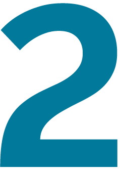 Large, bold lettering that reads 2