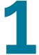 Large, bold lettering that reads 1