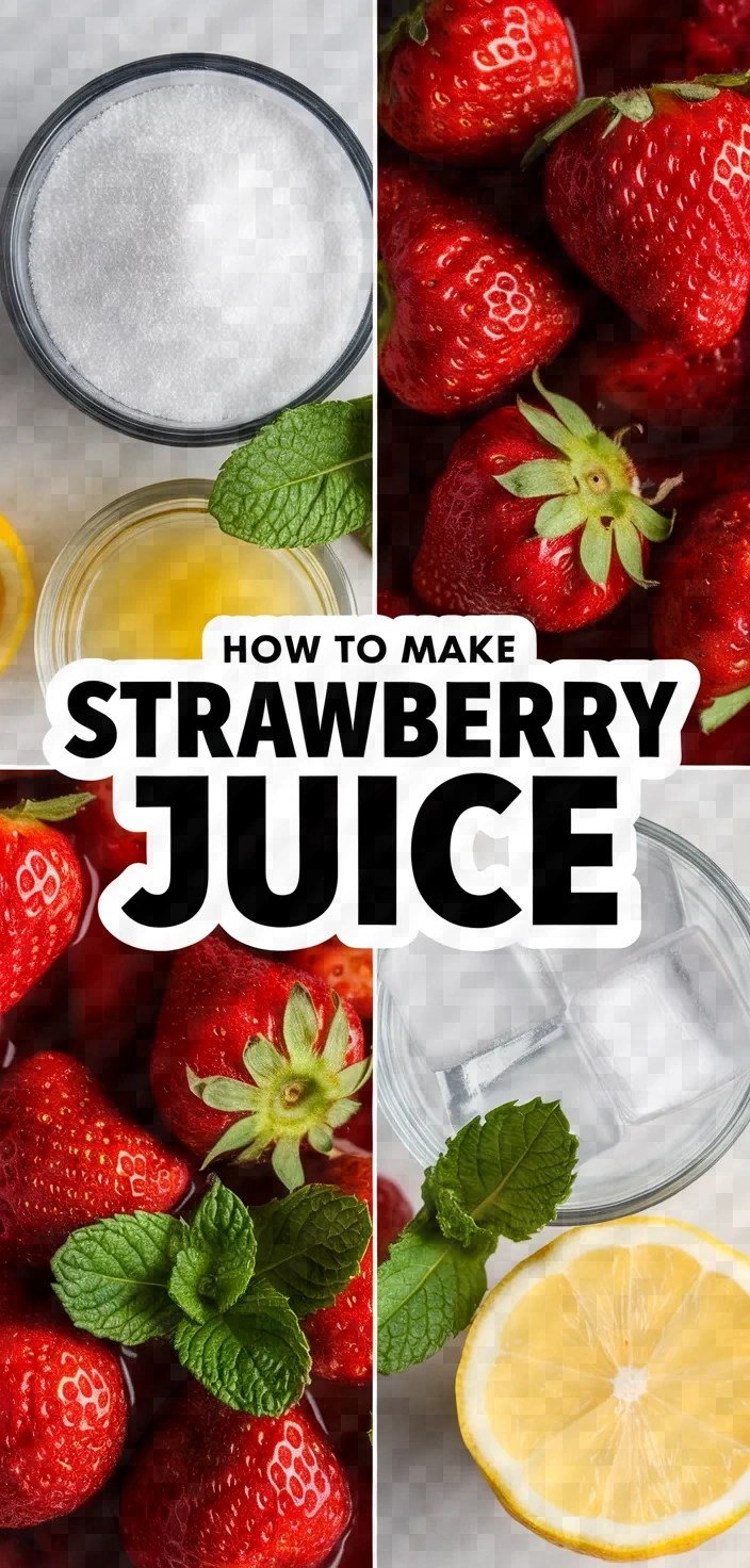 Photo of How To Make Strawberry Juice Recipe