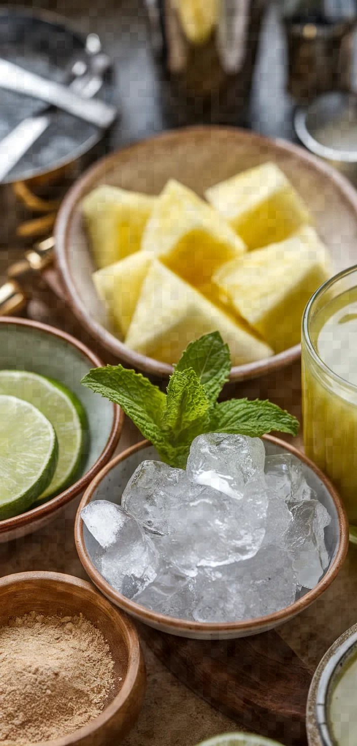 Ingredients photo for Chartreuse Swizzle Recipe