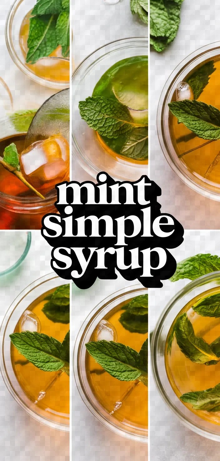 A photo of Mint Simple Syrup Recipe