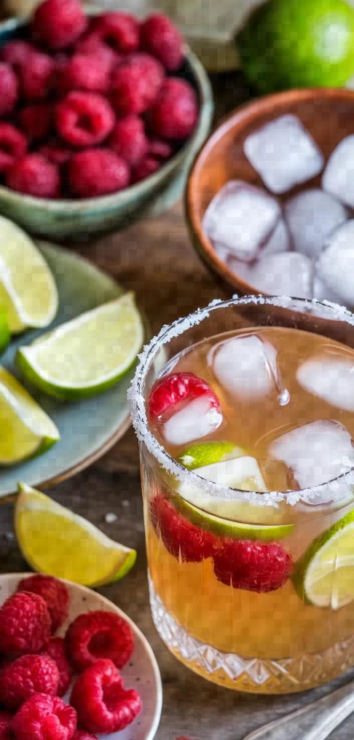 Ingredients photo for Raspberry Margarita Recipe