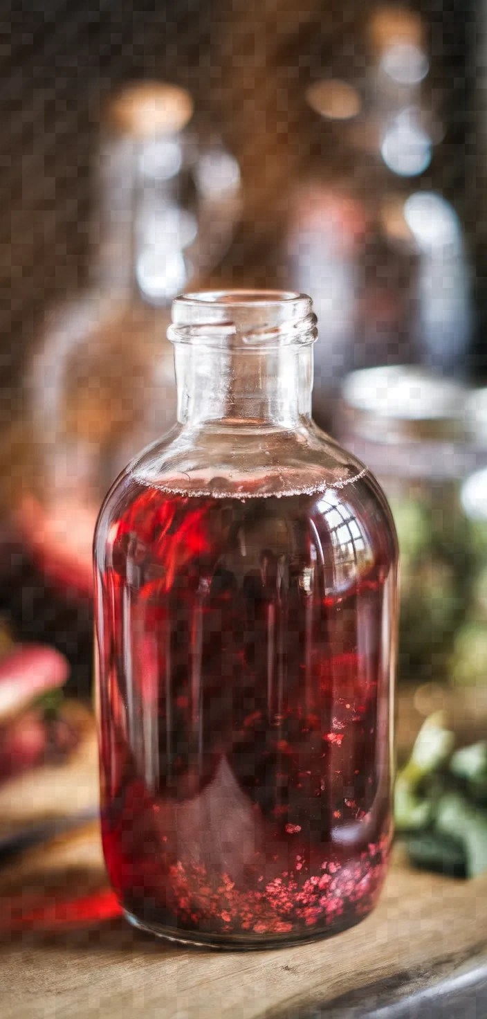 Photo of Rhubarb Simple Syrup Recipe