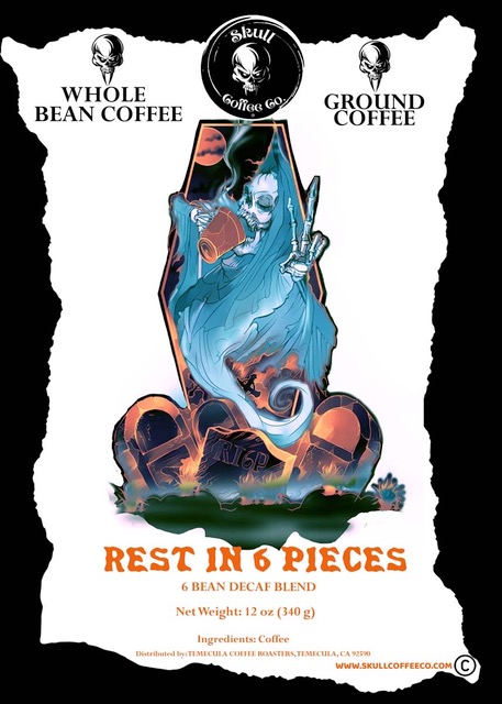 Rest In 6 Pieces - Skull Coffee Single Bag