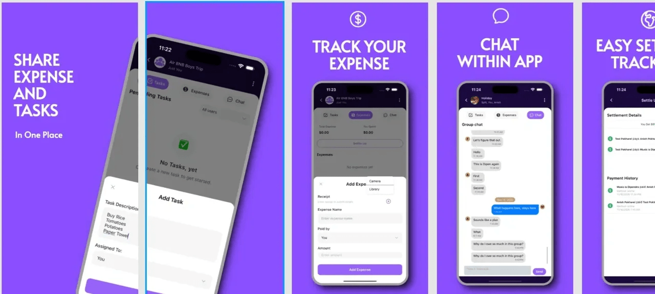 Share expense with Split Patron
