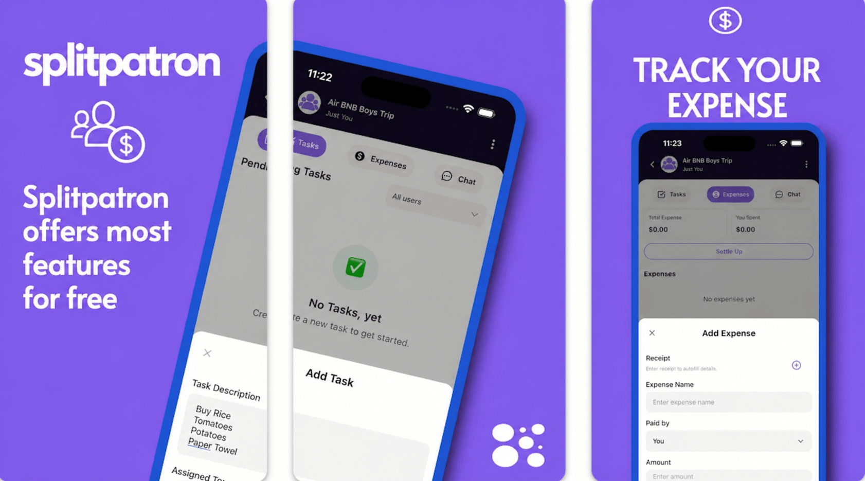SplitPatron is good splitwise alternative