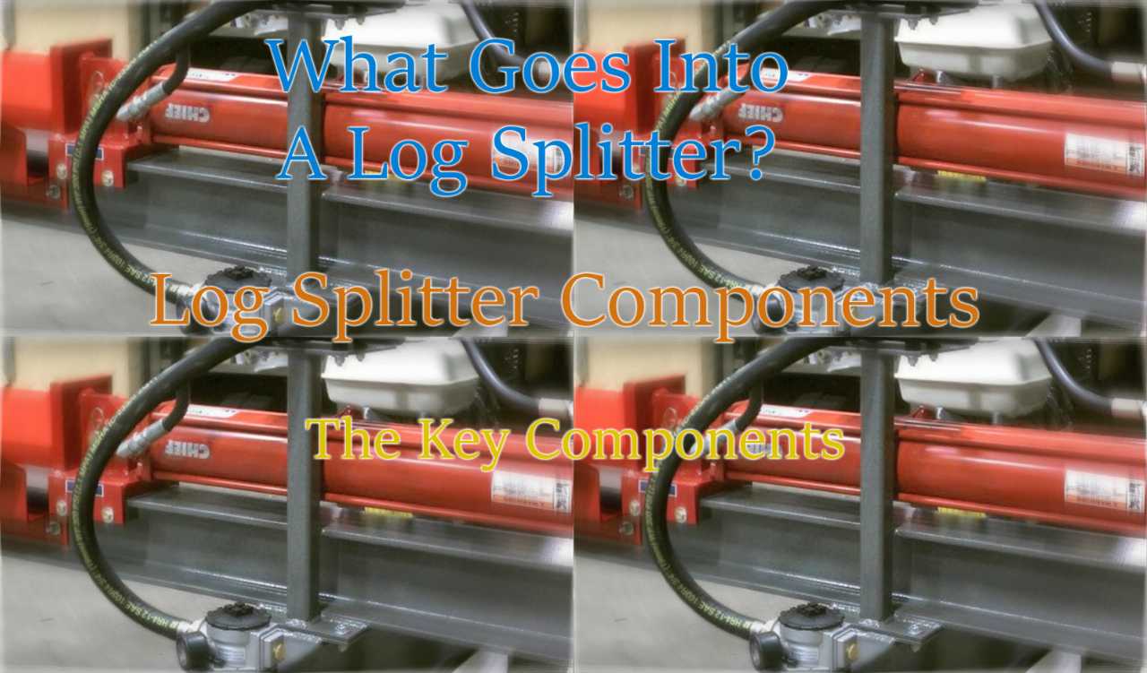 Log splitter components