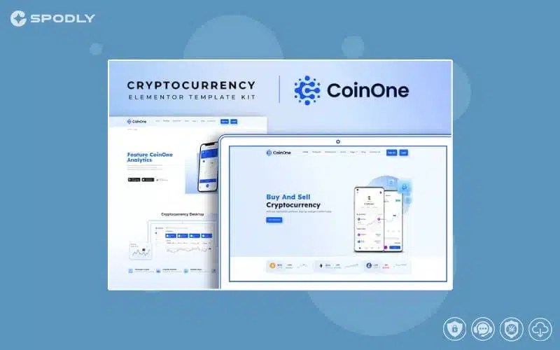 CoinOne - Cryptocurrency Elementor Template Kit CoinOne - Cryptocurrency Elementor Template Kit