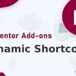 Wordpress Plugin Elementor Add-ons Dynamic Shortcodes