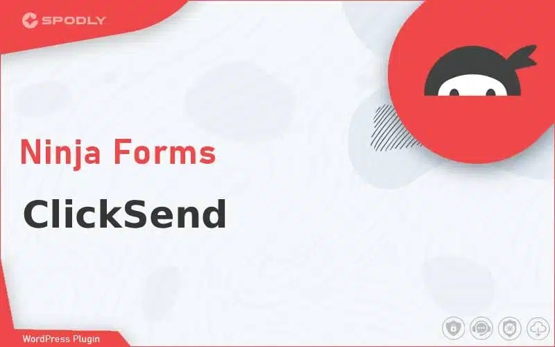 Wordpress Plugin Ninja Forms - ClickSend Wordpress Plugin Ninja Forms - ClickSend