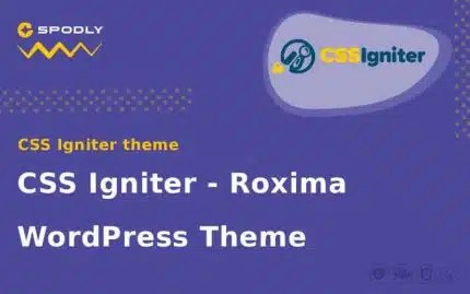 CSS Igniter - Roxima - WordPress Theme