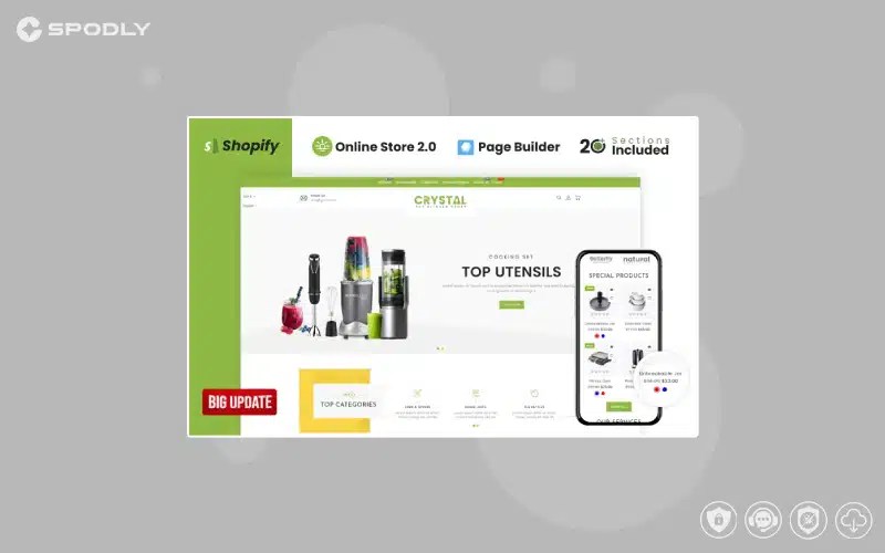 Crystal Kitchen Store Shopify Theme Crystal Kitchen Store Shopify Theme