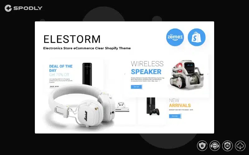 Elestorm - Electronics Store eCommerce Shopify Theme Elestorm - Electronics Store eCommerce Clear Shopify Theme