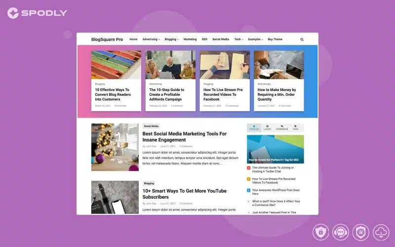 WPEnjoy - BlogSquare Pro - WordPress Theme WPEnjoy - BlogSquare Pro - WordPress Theme