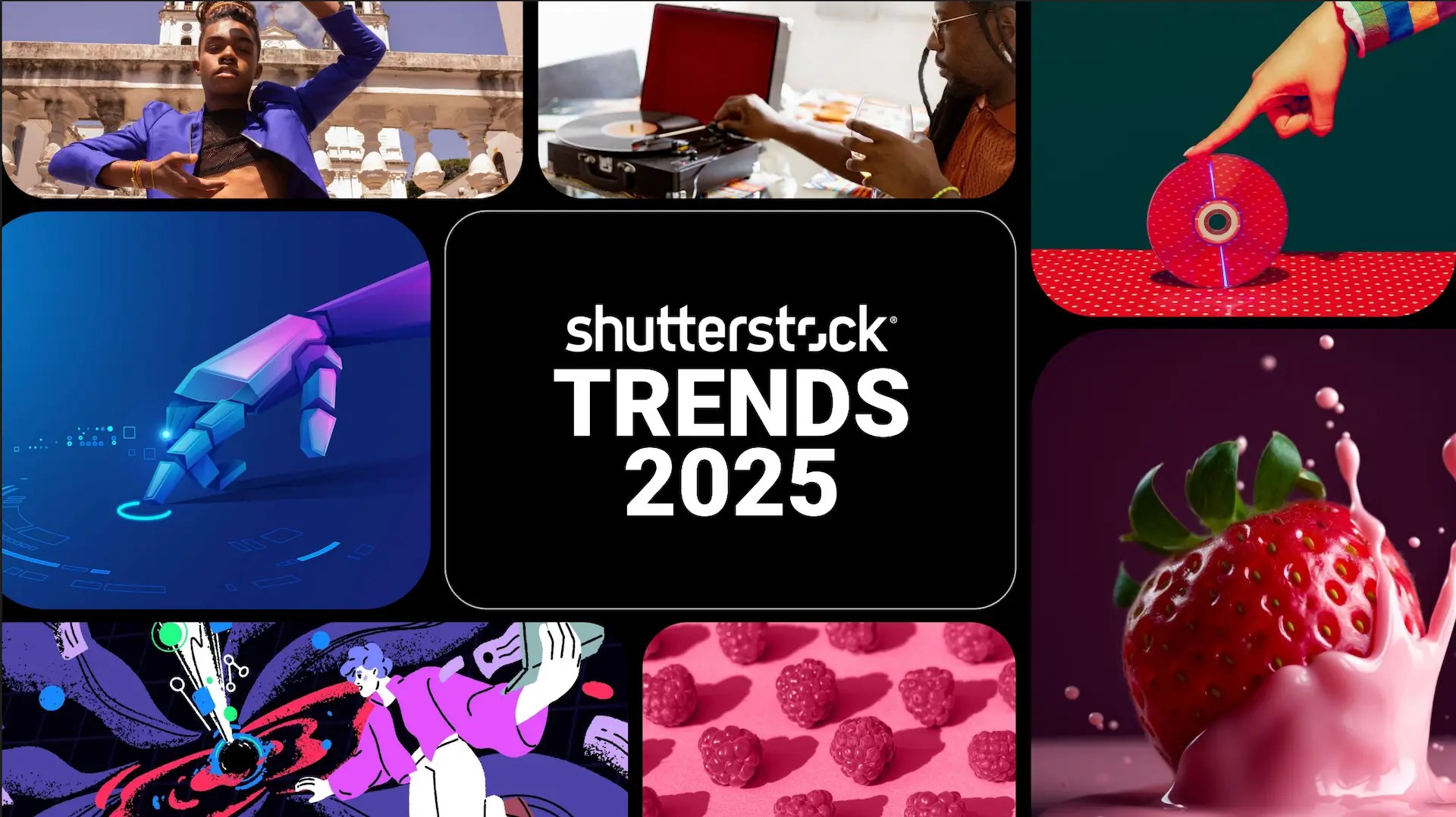 Como usar as tendências criativas da Shutterstock 2025 no marketing digital