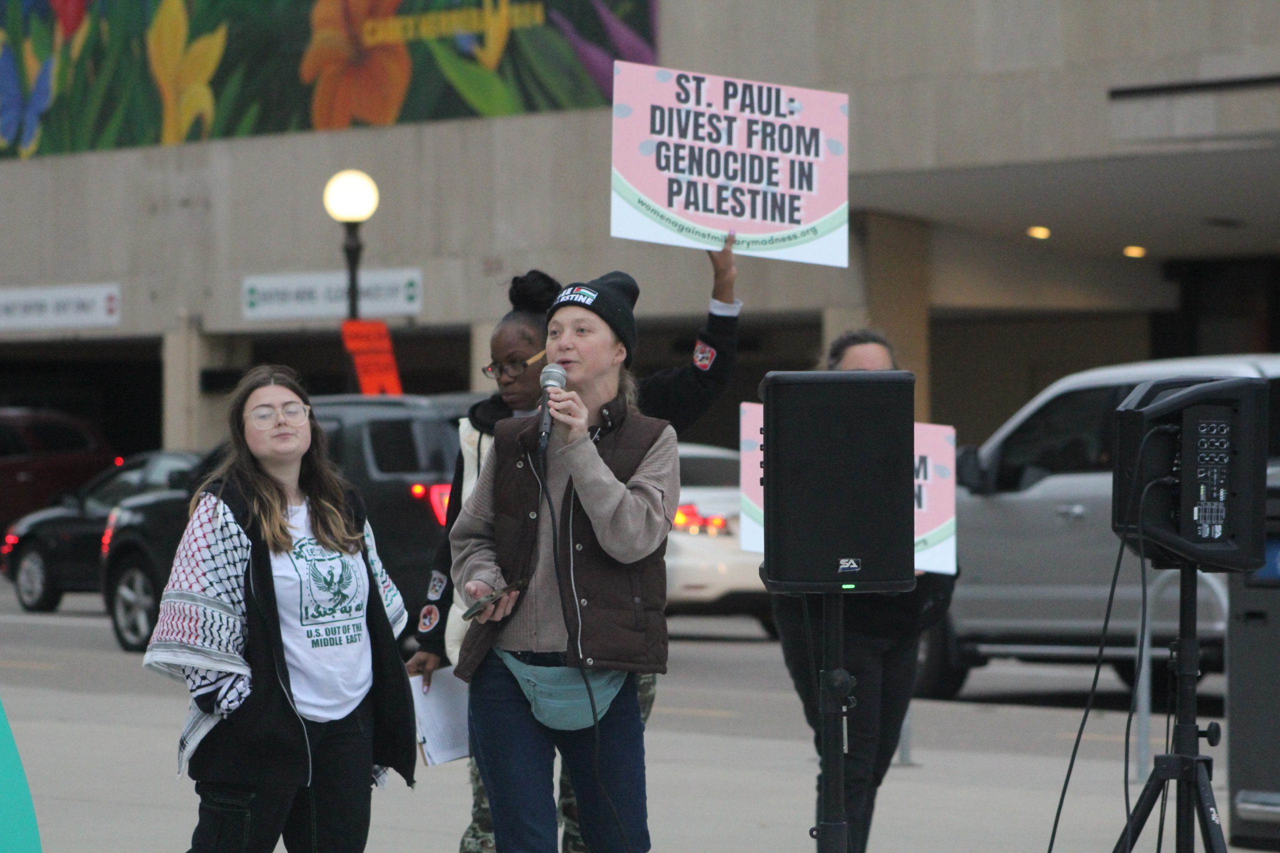 St. Paul residents rally against police drone contract with Skydio