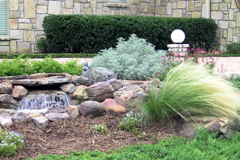Seven principles of xeriscaping · good planning and design · appropriate turf areas · low water use plants · efficient irrigation · soil improvements · use of mulches. The Art Of Xeriscaping Landscape Of The Future Sponzilli Landscaping
