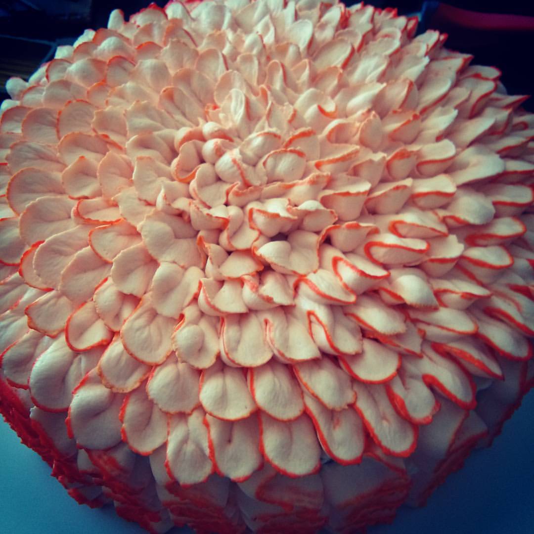 ruffle cake