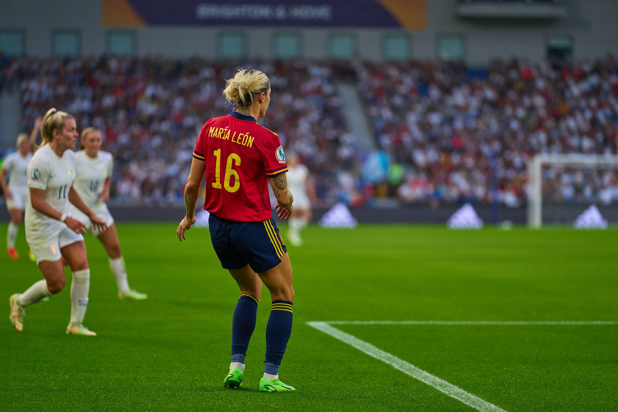 Mari Leon. UEFA Women's Euro 2022. 20th July. England vs Spain.
