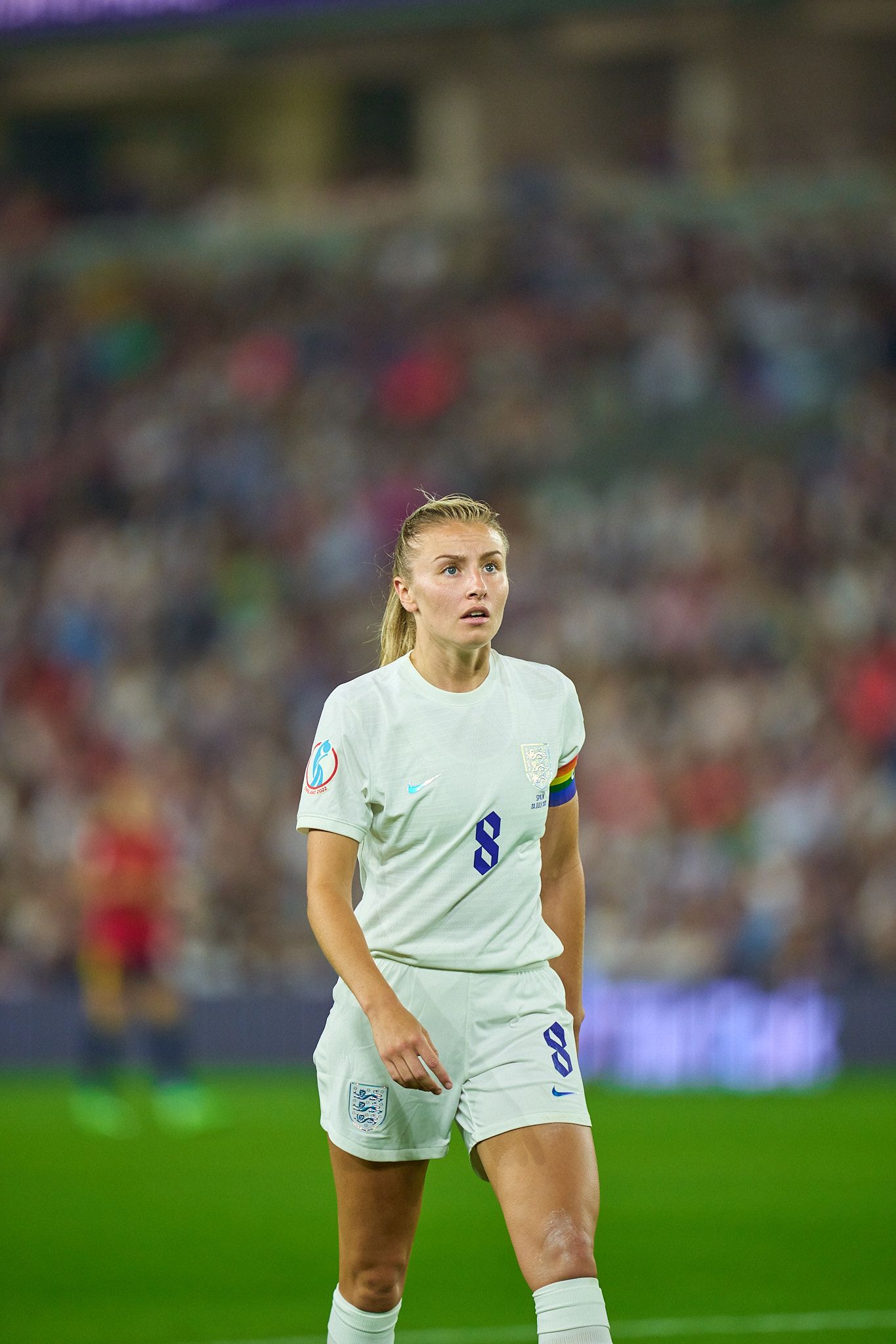 Leah Williamson. UEFA Women's Euro 2022. 20th July. England vs Spain.