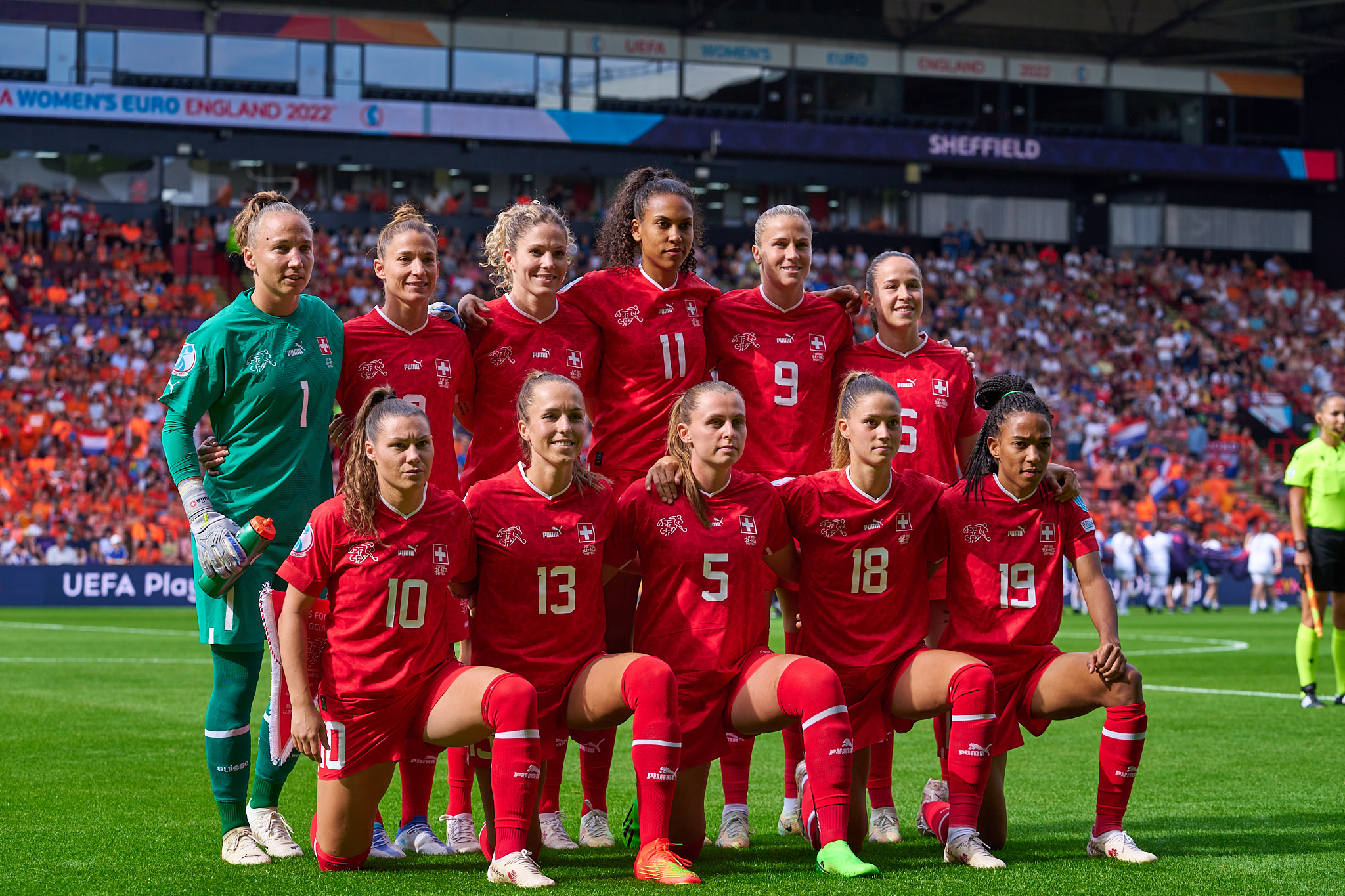 Netherlands vs Switzerland, UEFA Women’s EURO. Photo