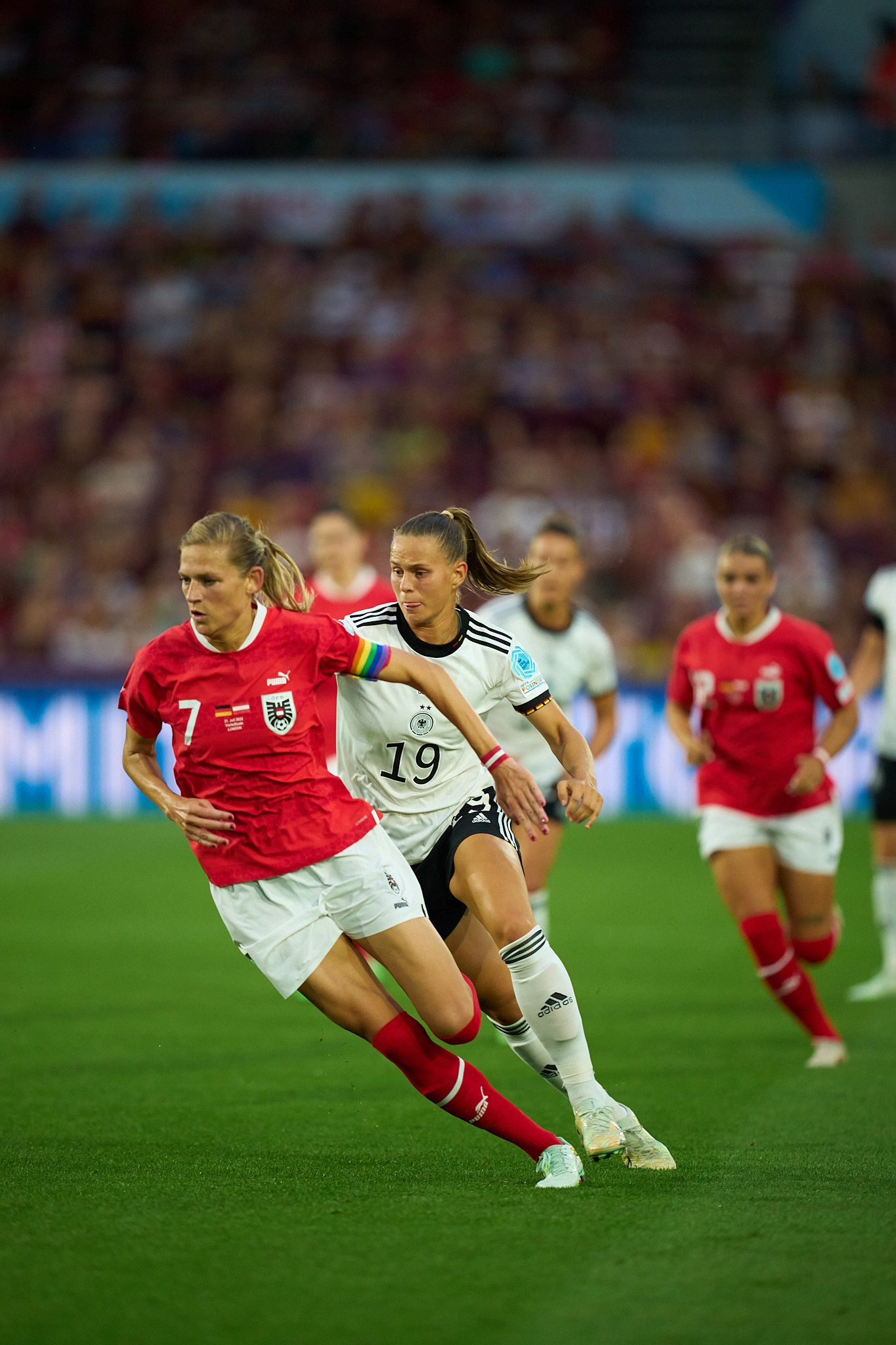 Austria vs Germany. UEFA Women's Euro 2022.