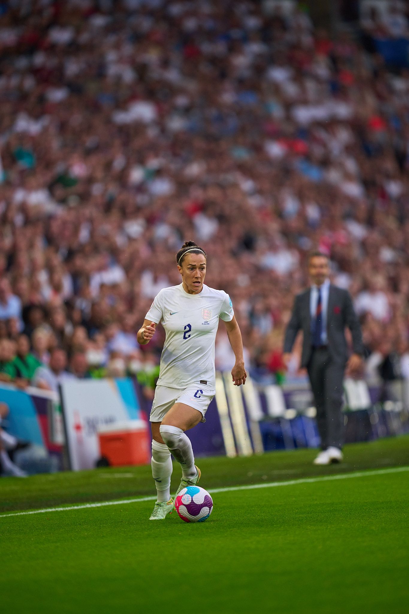 Lucy Bronze. UEFA Women's Euro 2022. 20th July. England vs Spain.